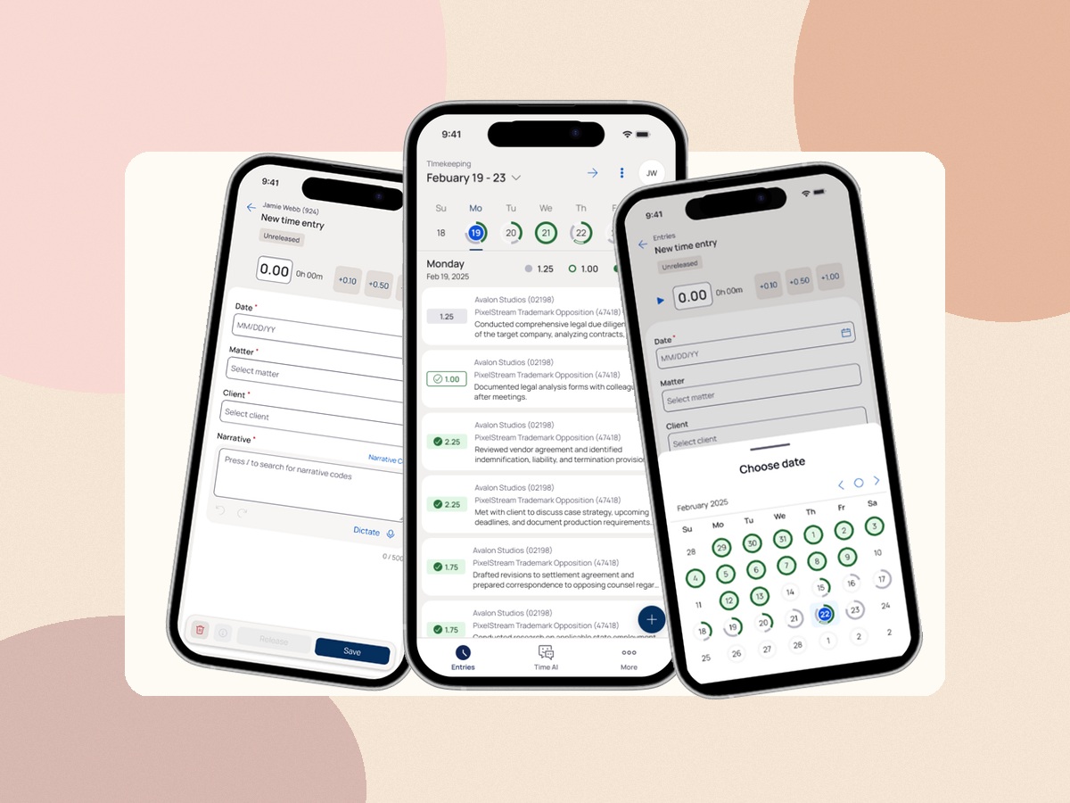 Timekeeping Mobile App case study cover